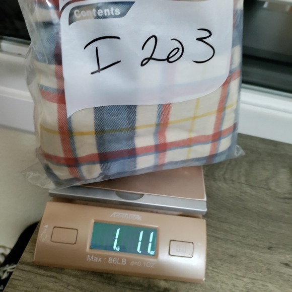 L.L. Bean Scotch Plaid Flannel Shirt Womens 2X Relaxed Zip Hoodie Cotton Shacket - Picture 8 of 8